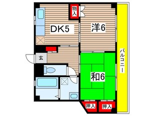 セントラルハイツ駒方の物件間取画像